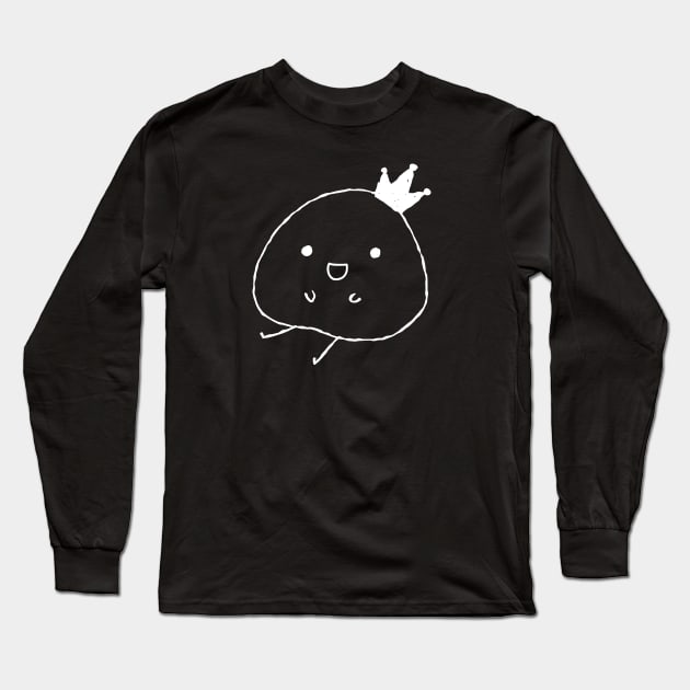 Cute Silly Cartoon Emoji Long Sleeve T-Shirt by Little Designer